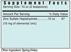 Systemic Formulas ZNC zinc chelate label close-up showing quality you can trust