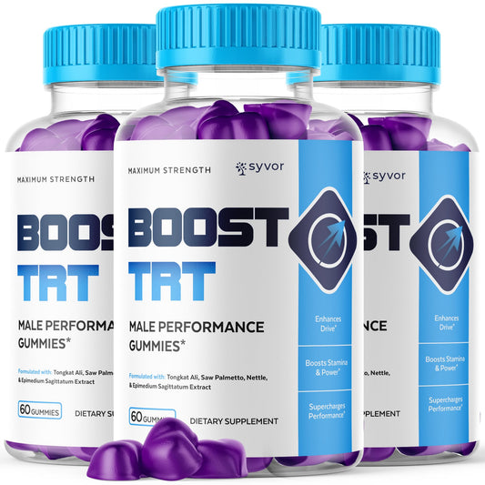 Syvor Boost TRT Gummies 3-pack bundle option for daily use