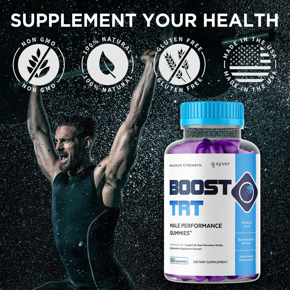 Syvor Boost TRT Gummies serving setup, simple daily ritual.