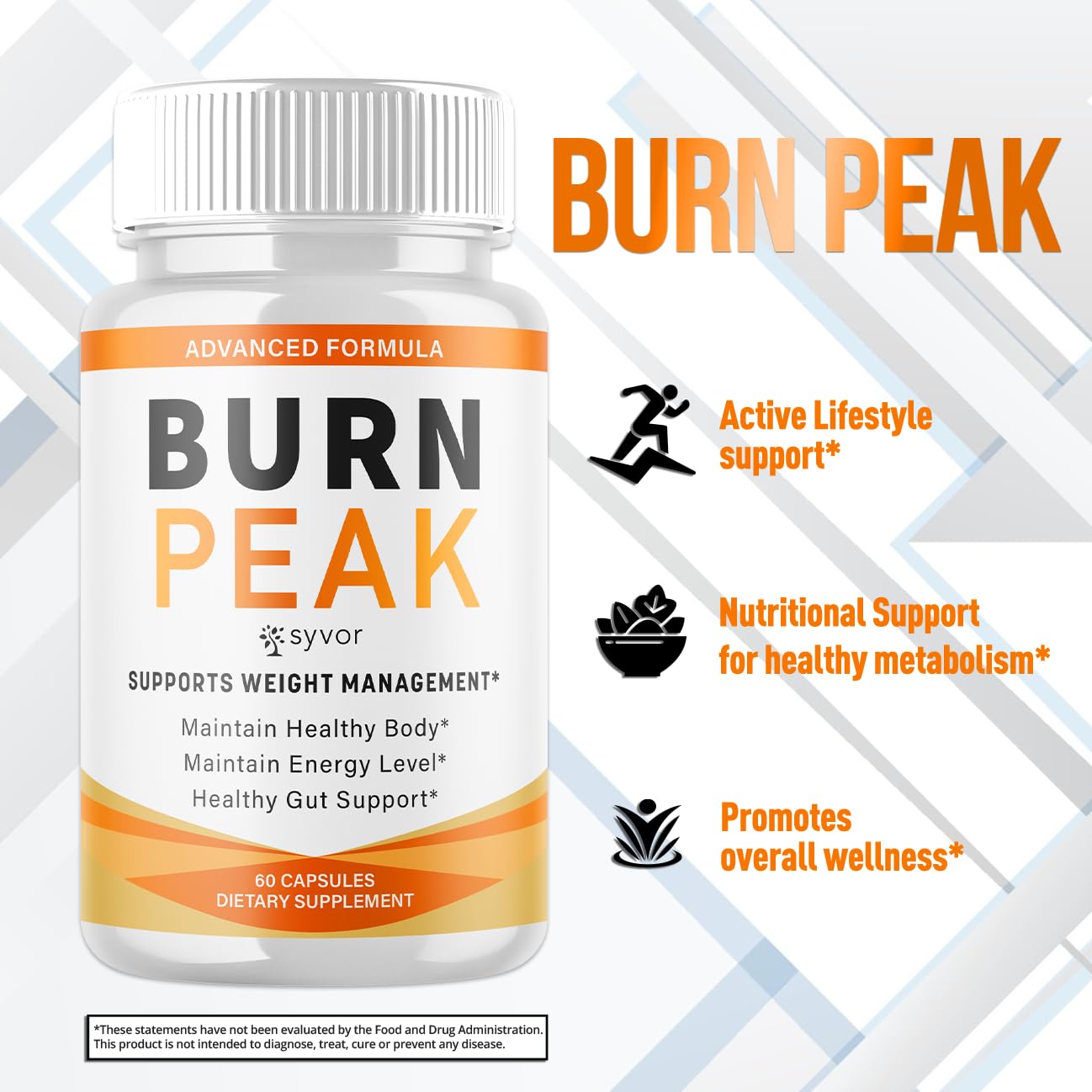 Syvor Burn Peak capsules lineup for easy comparison and daily routine planning