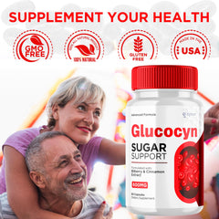 Syvor Glucocyn label detail with ingredients and benefits.