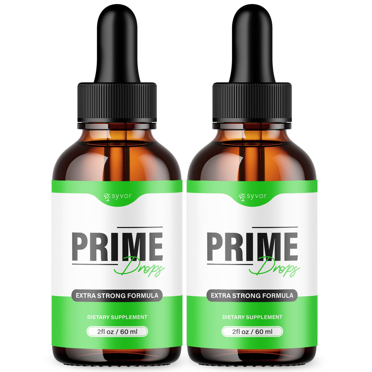 Syvor Prime Drops for men bottle promotes daily wellness support