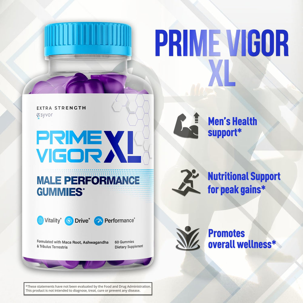 Syvor Prime Vigor XL ingredients panel on the bottle.