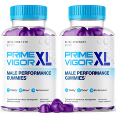 Syvor Prime Vigor XL gummies pack front for daily vitality support.
