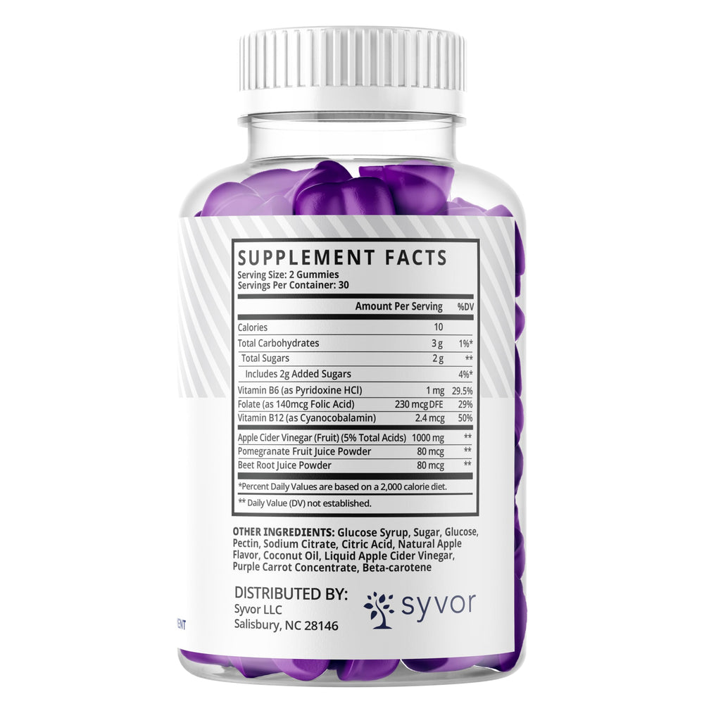 Syvor Primo Boost XL label front emphasizing all-natural vitamins and extracts.