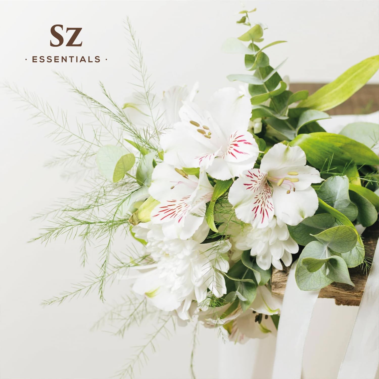 Packaging label of Sz Essentials Jasmine Absolute Oil highlighting vegan and cruelty-free