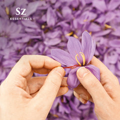 Sz Essentials saffron oil absolute extraction captures authentic saffron scent