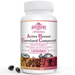 SZCZEKIN 1500mg liposomal soft gels in bottle for daily immune support
