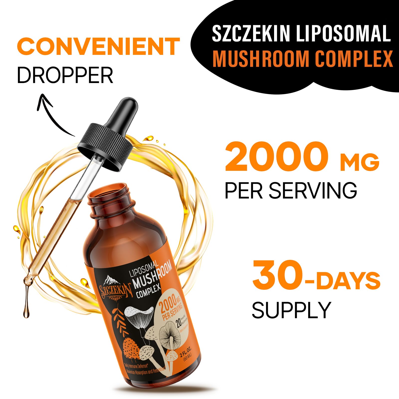 Szczekin Chaga and Turkey Tail scene suggests strong antioxidant and immune-support benefits.