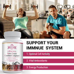 SZCZEKIN immune system support graphic showing NK and T cell activity