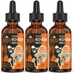 SZCZEKIN Liposomal Mushroom Drops bottle for easy daily immunity support