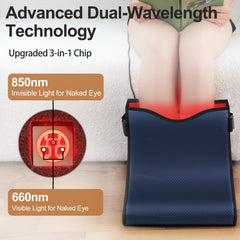 SZDGGZ foot-in-device image illustrating at-home therapy setup