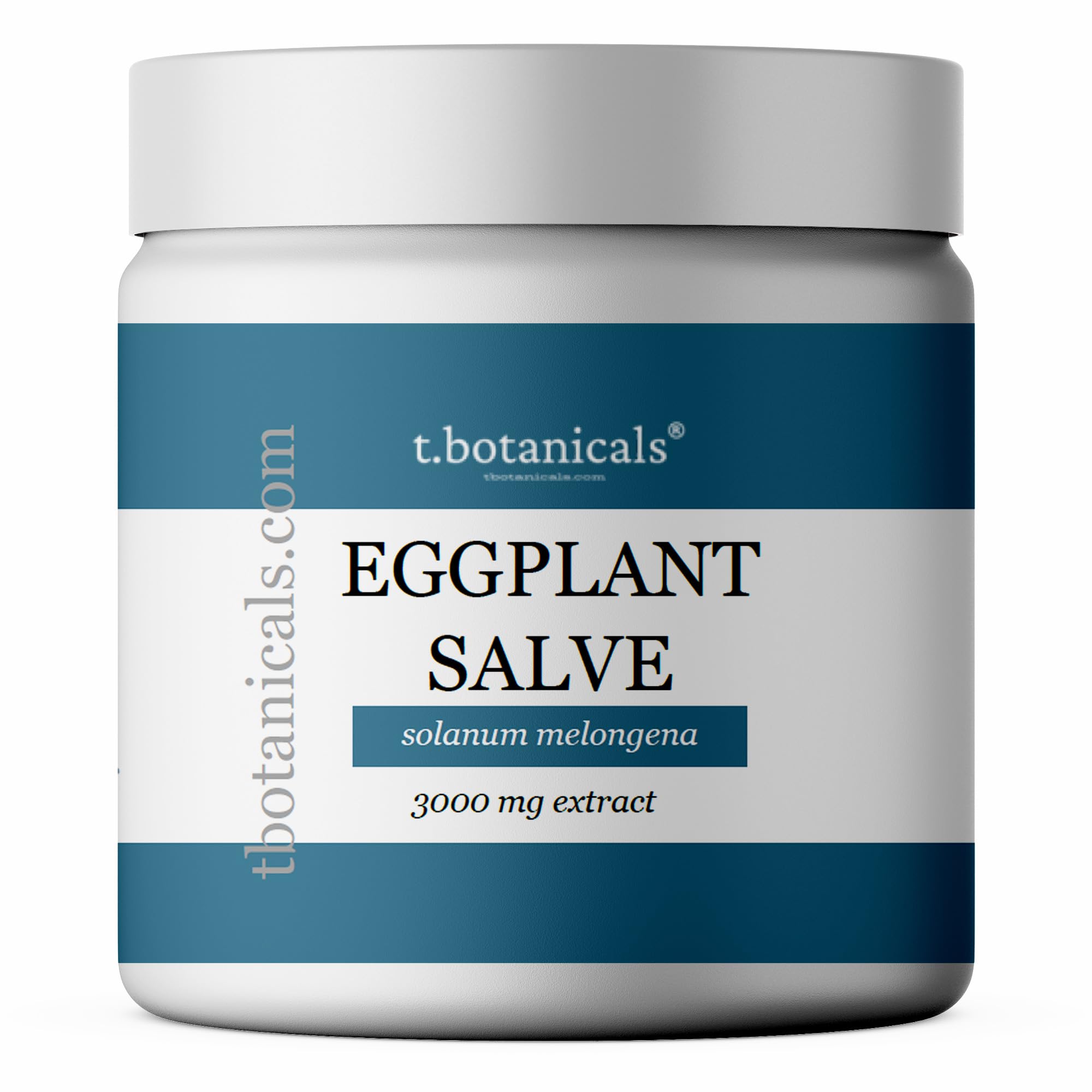 t.botanicals Eggplant Extract Cream jar showing premium packaging for skin support