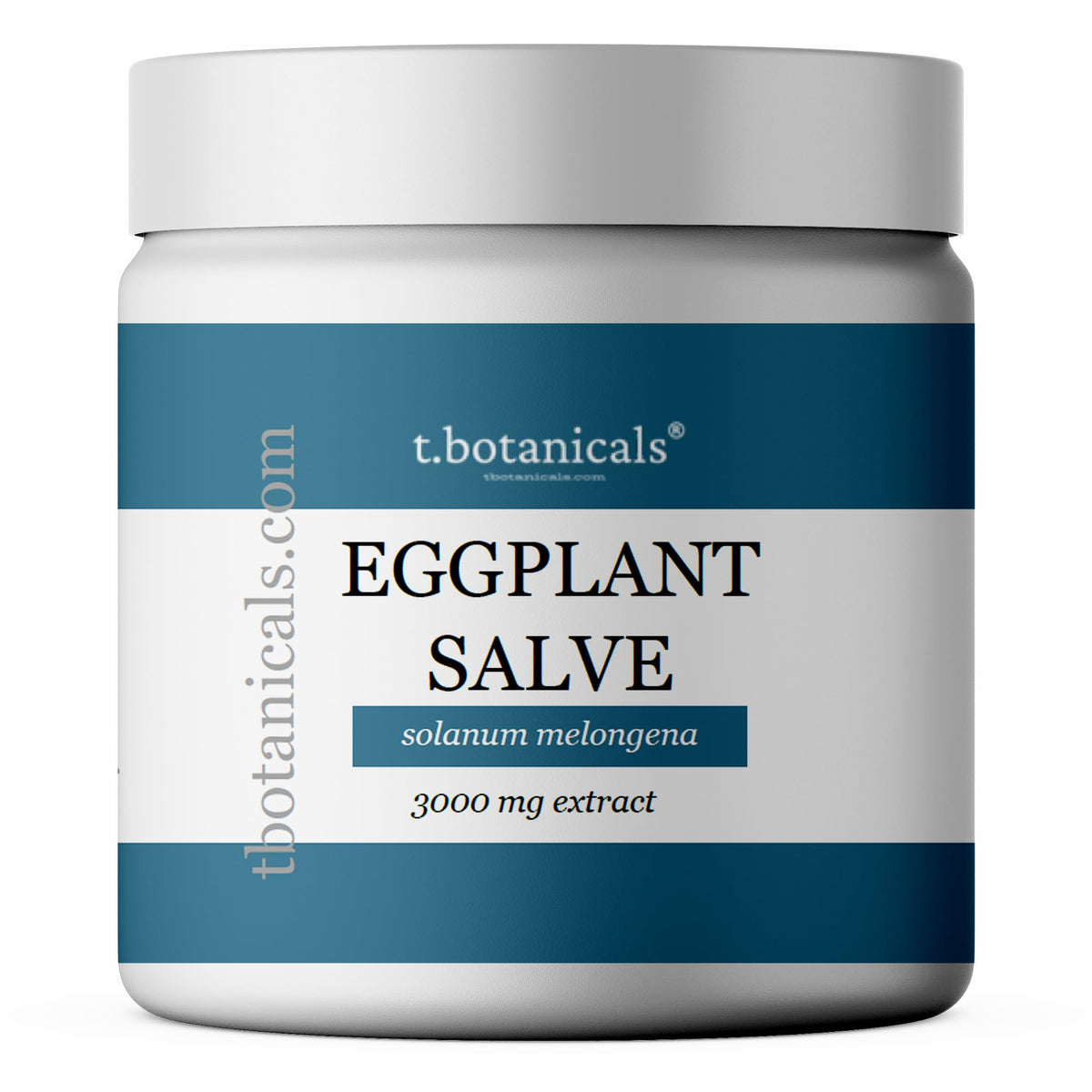 t.botanicals Eggplant Extract Cream jar showing premium packaging for skin support
