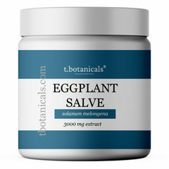 t.botanicals Eggplant Extract Cream jar showing premium packaging for skin support