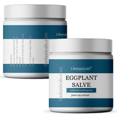 t.botanicals Eggplant Extract Cream label highlighting clean formula for sensitive skin