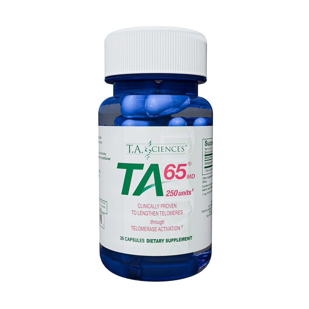 T.A. Sciences TA-65 packaging-foil closeup for premium presentation