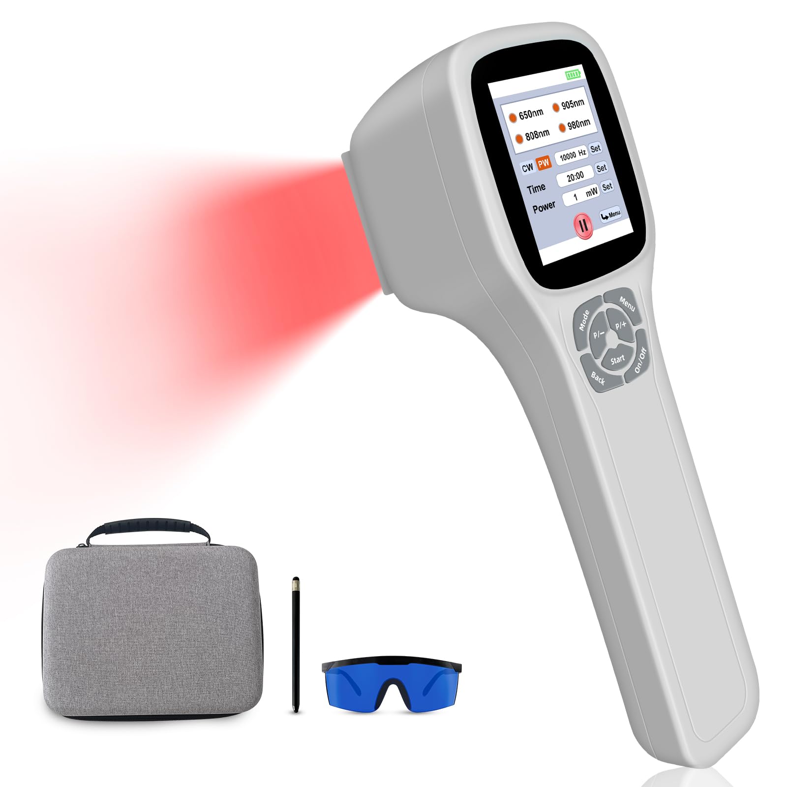 Tacbyz upgrade red light therapy device front view for at-home relief