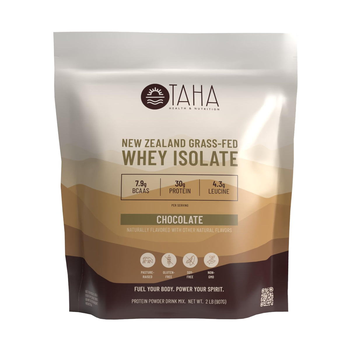 Taha Health and Nutrition chocolate whey protein isolate jar for premium protein