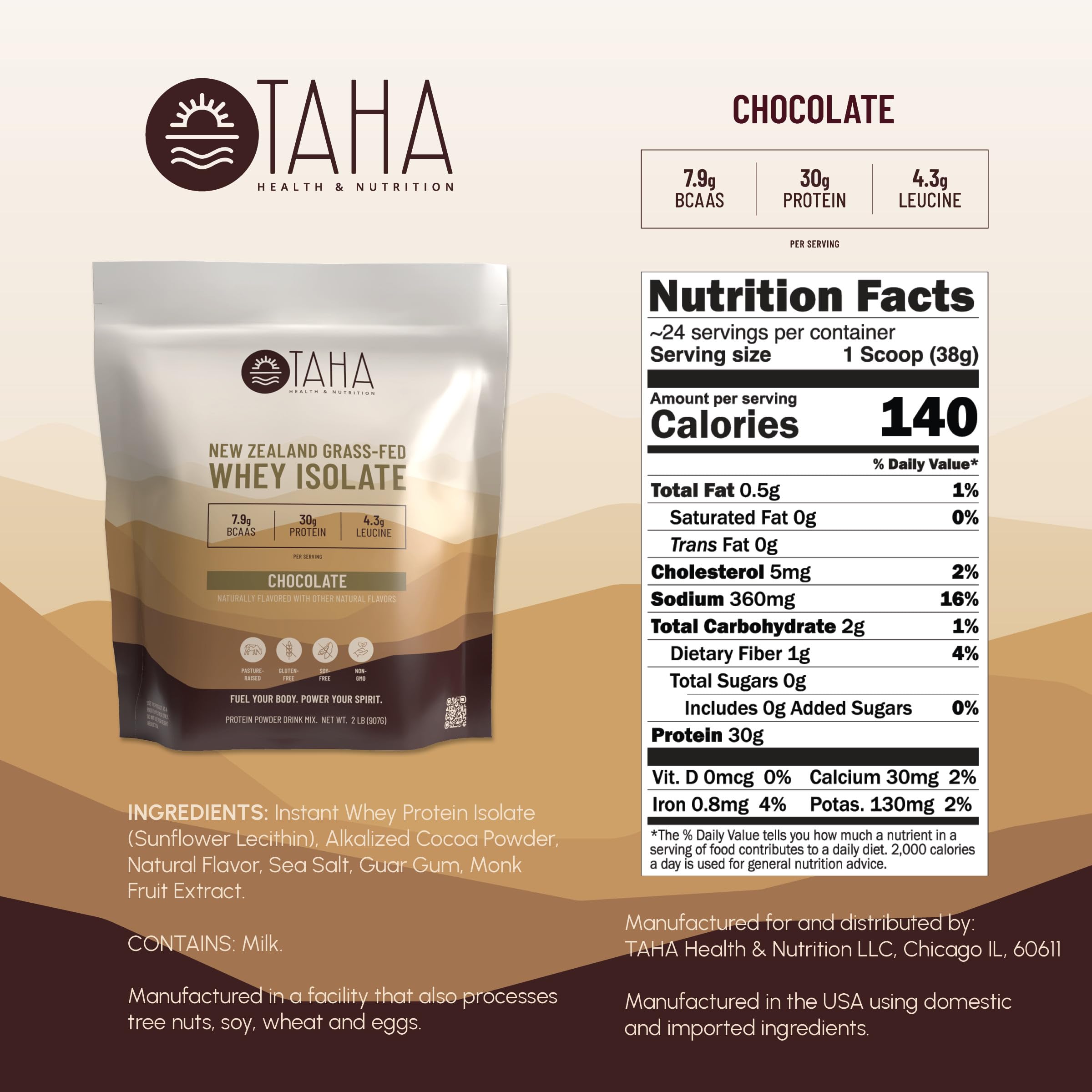 Shaker with chocolate whey isolate mix for post-workout shake