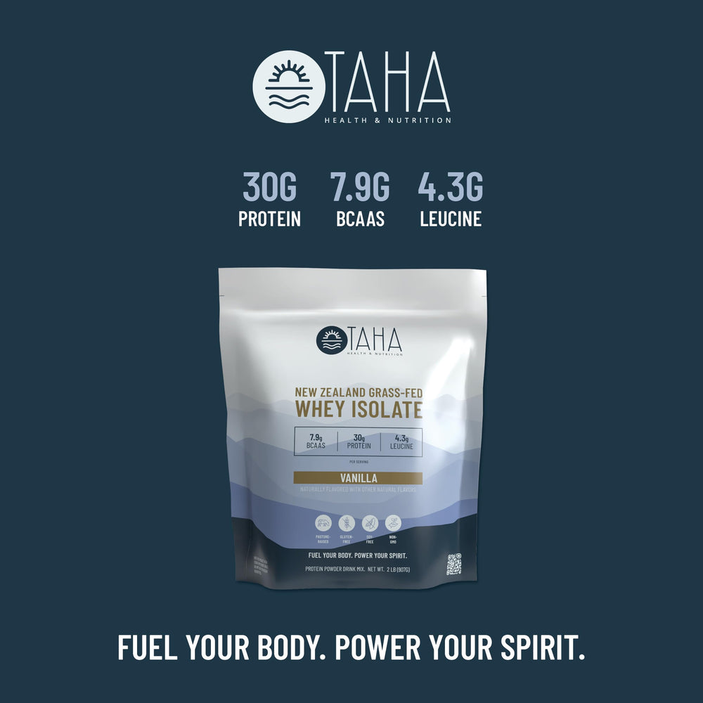 Taha vanilla protein added to oats or smoothies for a nutritious boost.