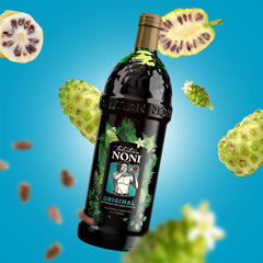 4-pack of Tahitian Noni 1L bottles ready for daily use