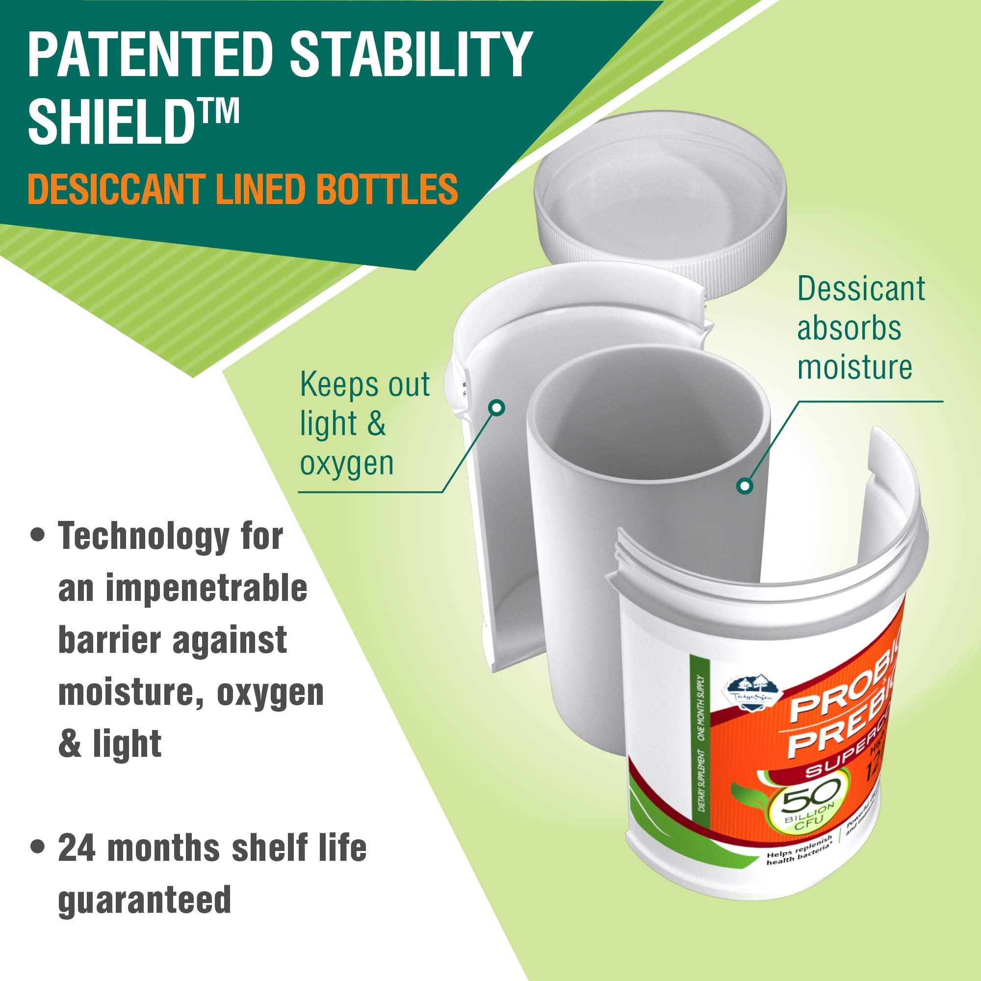 TAIGASEA digestive health scene shows daily use in kitchen.