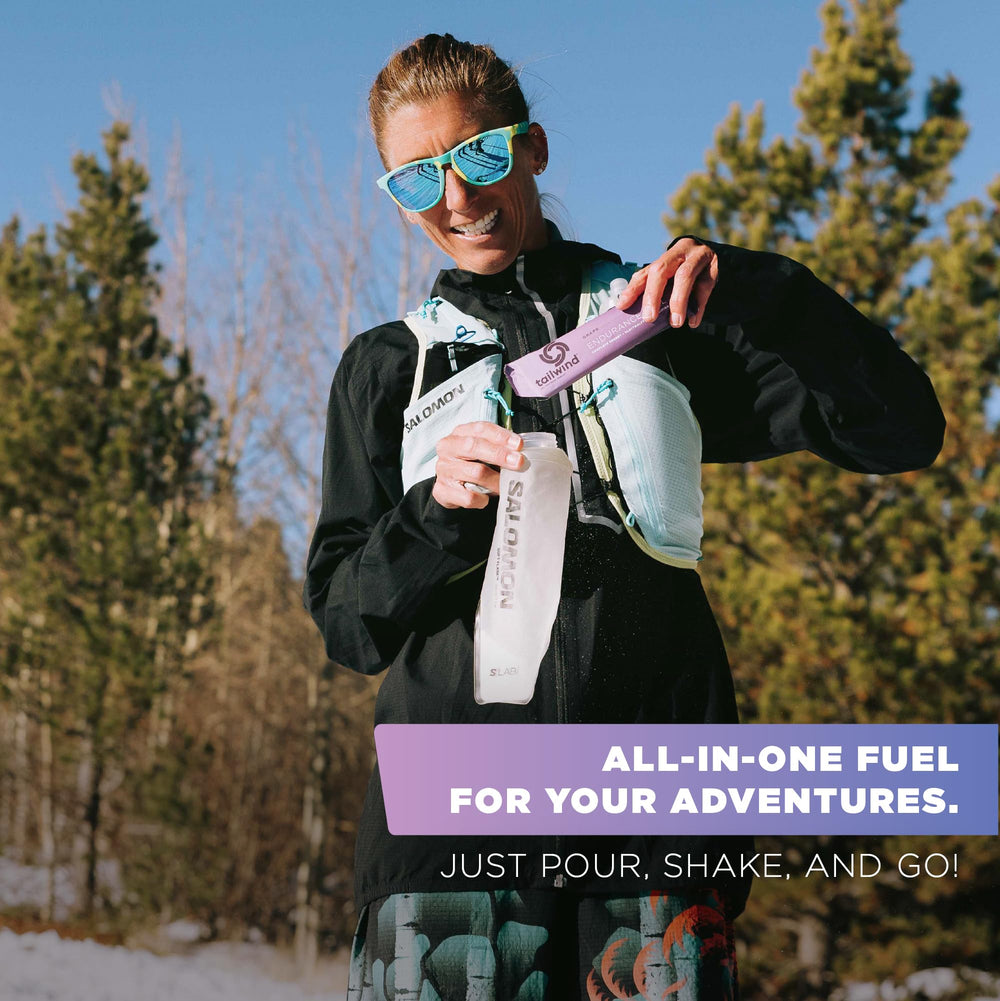 Tailwind Endurance Fuel ingredients list showing glucose and sucrose for steady energy