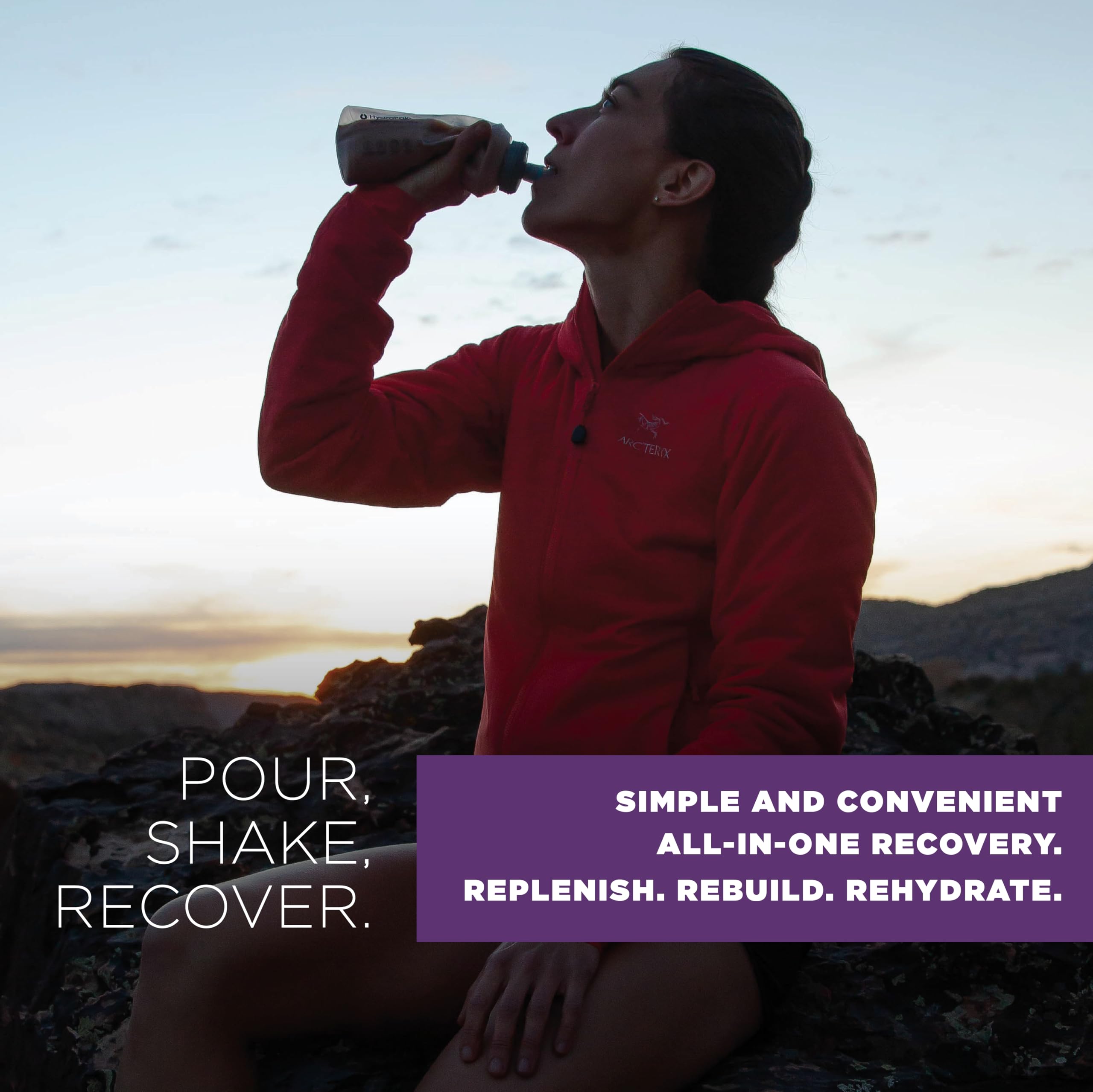 Tailwind Recovery Mix electrolyte ingredient chart highlighting hydration support