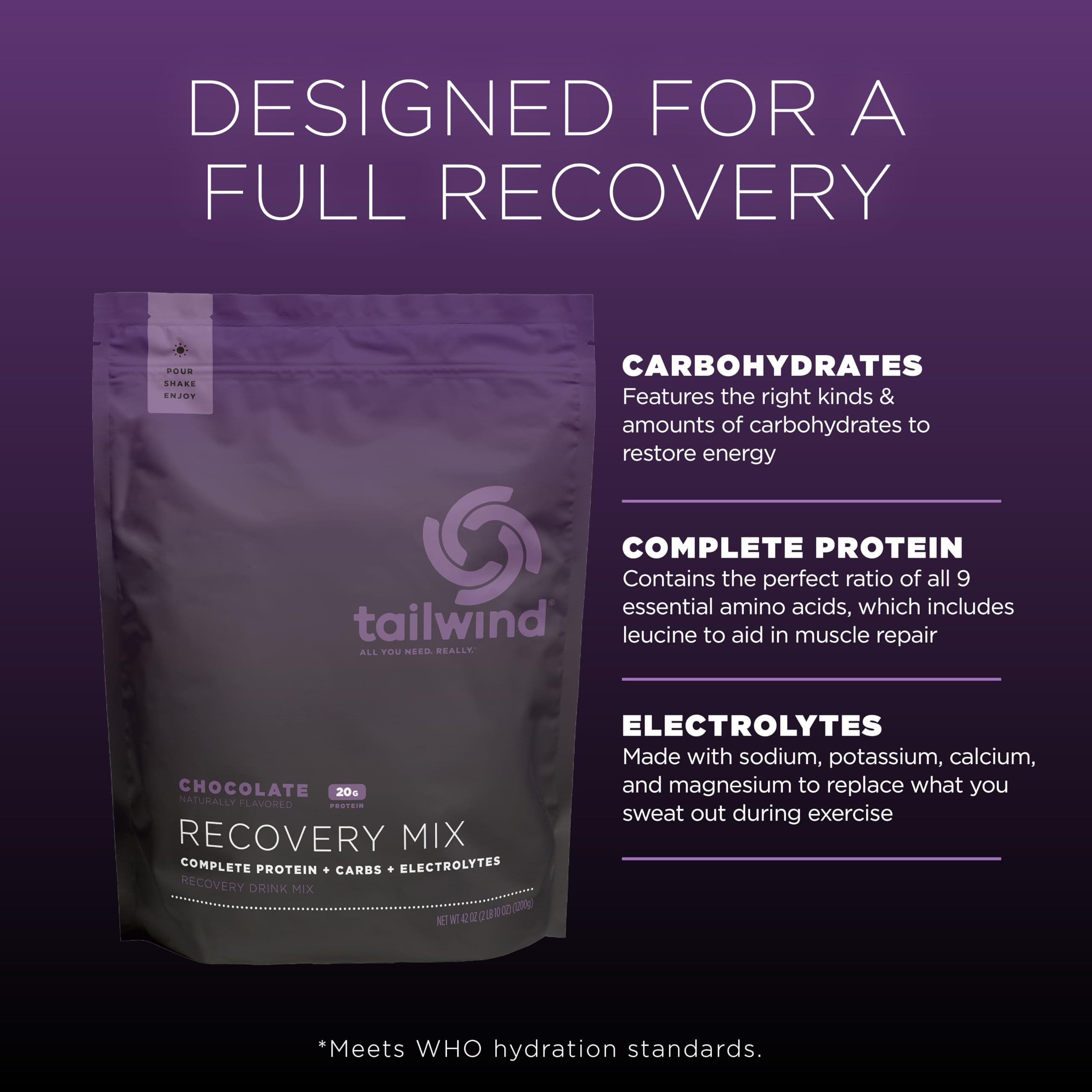 Tailwind Recovery Mix strawberry glass with mixed drink showcasing refreshing flavor