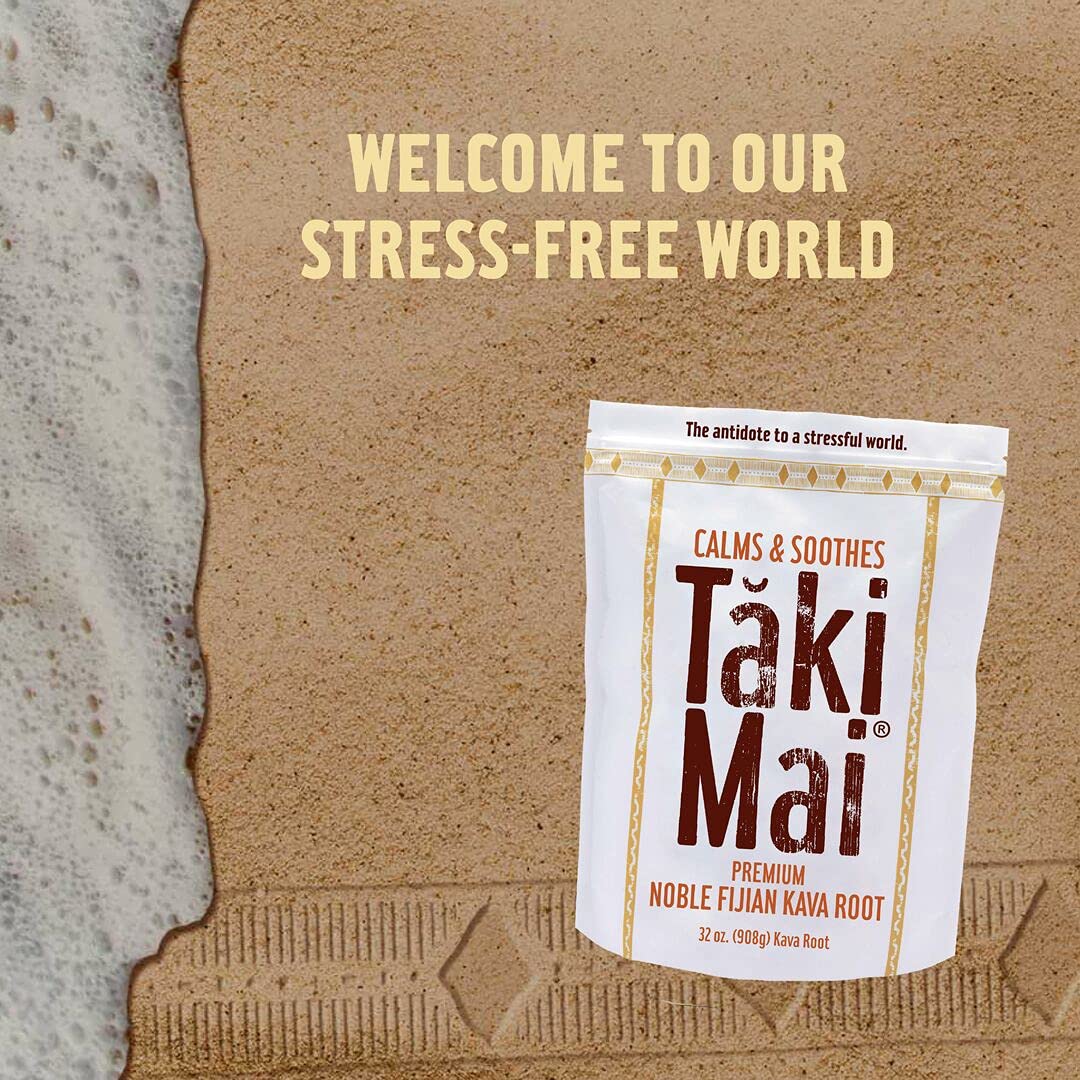 Taki Mai Noble Kava sustainably grown on a Fiji farm, emphasizing purity and origin