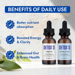 TakTuqa DETOXD ingredients spread highlights natural herbal balance