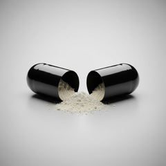 Tally Health NAD+ daily-use scene with capsules ready for morning routine.