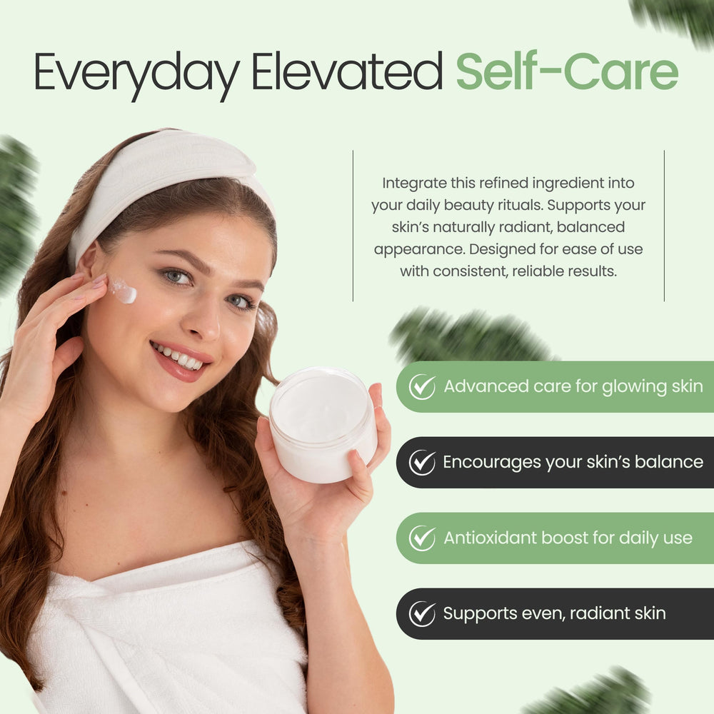 Talsen Chemicals glutathione powder shown for easy patch mask mixing.