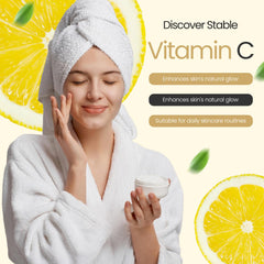 Talsen Ethyl Ascorbic Acid Powder texture-close-up suggests smooth skin results in use.