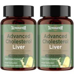 Talyvoriathor advanced cholesterol capsules bottle for convenient daily use