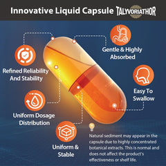 Bottle with cap open for easy daily dosing