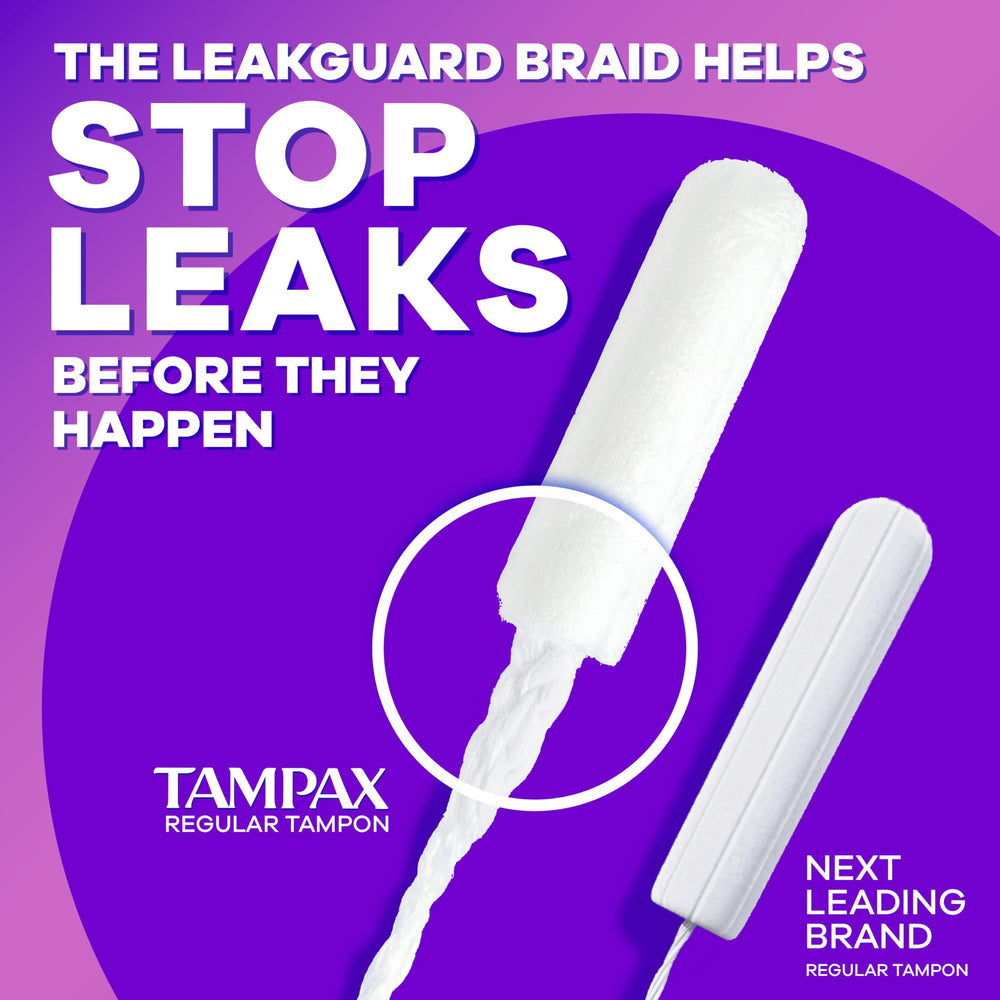Tampax Radiant comfort grip aids precise insertion