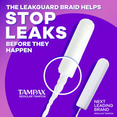Tampax Radiant comfort grip aids precise insertion