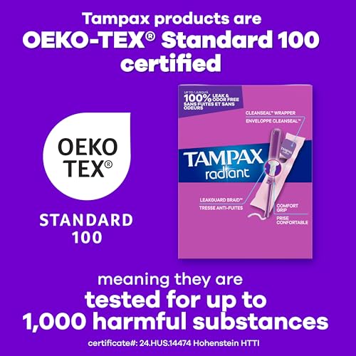 Tampax Radiant highly recommended by U.S. gynecologists