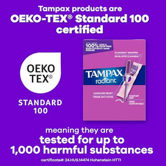 Tampax Radiant highly recommended by U.S. gynecologists
