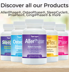 Tango ArthriPhase retail packaging emphasizing front-line herbal formula