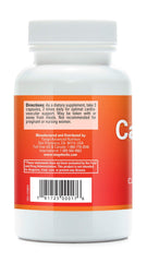 Tango CardioPhase bottle label close-up showing herbal blend for heart rhythm support.