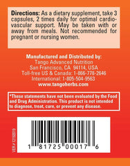Tango CardioPhase box packaging on a kitchen counter indicating daily heart support.