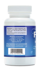 Close-up of FloControl vegetarian capsules for bladder comfort.