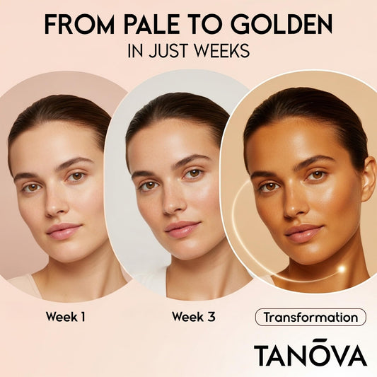 Tanova capsules close-up highlighting astaxanthin and copper