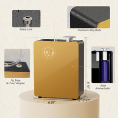 Tanoxi easy-install diffuser with standalone or HVAC mounting options.