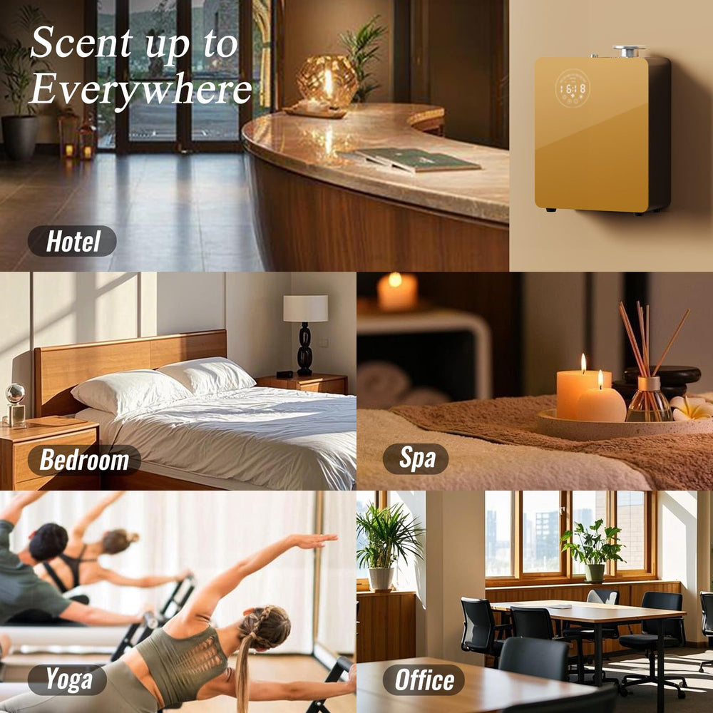 Tanoxi long-runtime diffuser ideal for large spaces up to 3,000 sq ft.