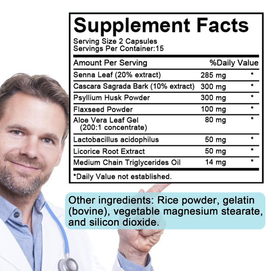 TAOTERS 15 Day Cleanse capsules closeup highlights convenient daily dosing.