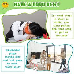 Tarpop party-game ready eye mask supports fun, light-blocking for plays.